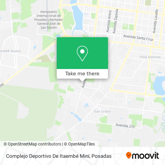 Complejo Deportivo De Itaembé Miní map