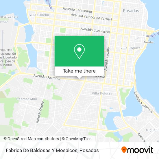 Fábrica De Baldosas Y Mosaicos map