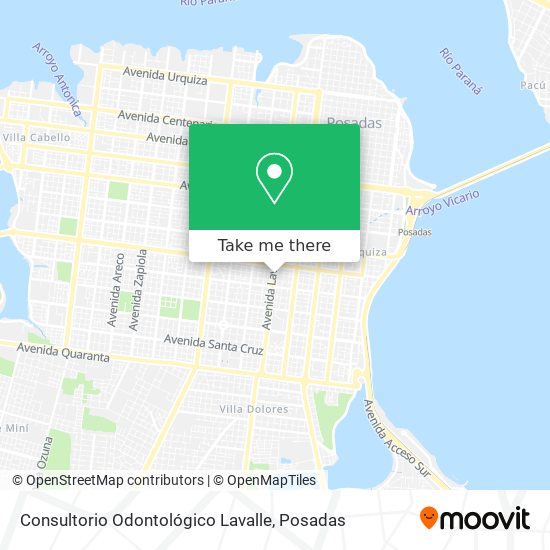 Consultorio Odontológico Lavalle map