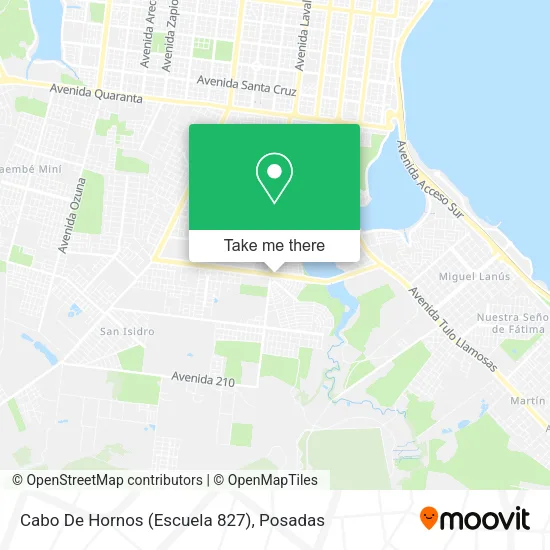 Cabo De Hornos (Escuela 827) map