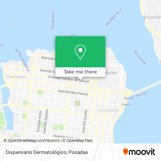 Mapa de Dispensario Dermatológico