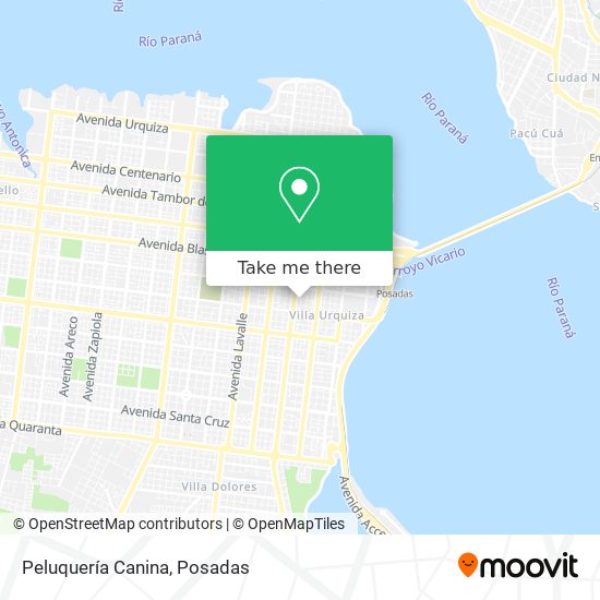 Mapa de Peluquería Canina