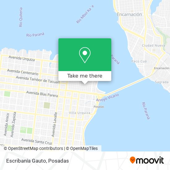 Mapa de Escribanía Gauto