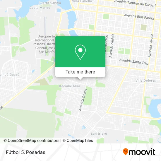 Fútbol 5 map