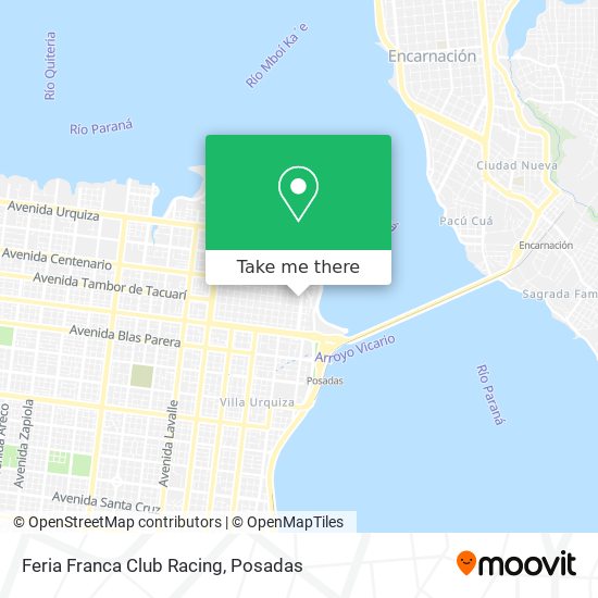 Feria Franca Club Racing map