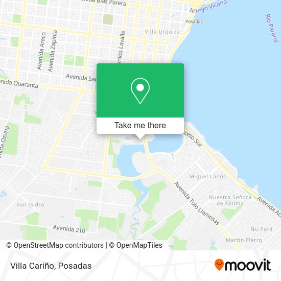 Villa Cariño map