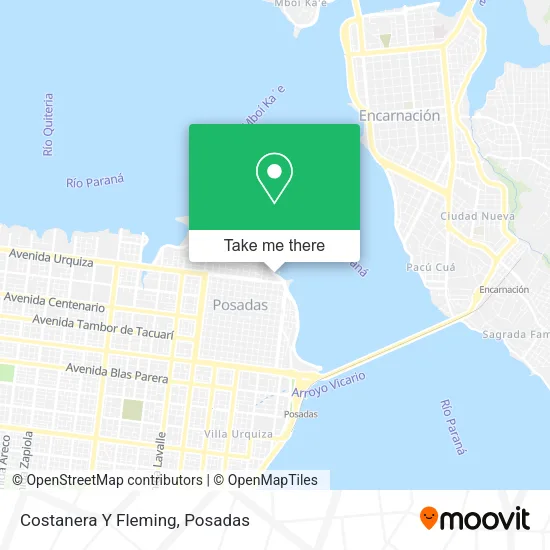 Costanera Y Fleming map