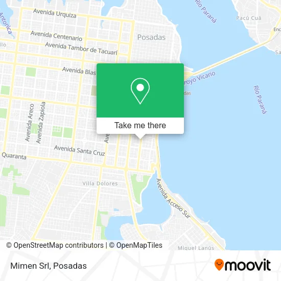 Mimen Srl map