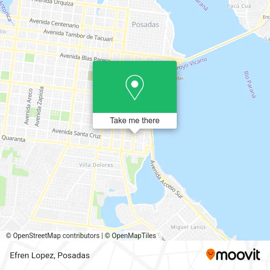 Efren Lopez map