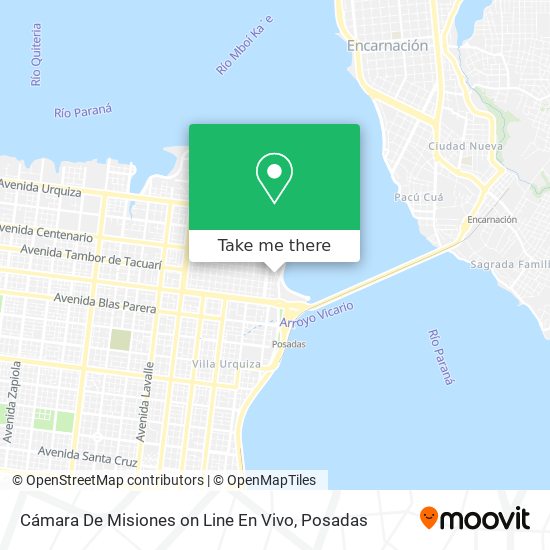 Cámara De Misiones on Line En Vivo map