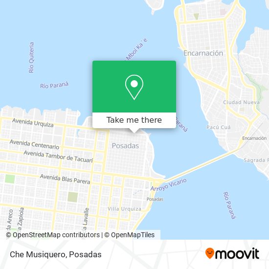 Mapa de Che Musiquero