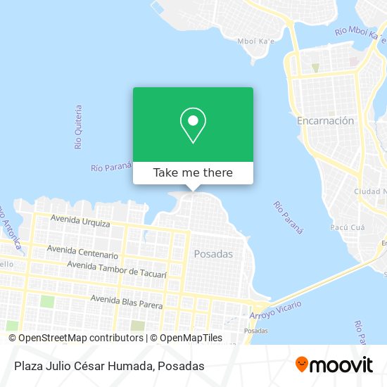 Plaza Julio César Humada map