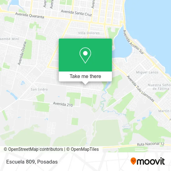 Escuela 809 map