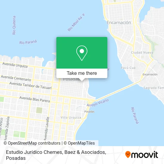 Estudio Jurídico Chemes, Baez & Asociados map