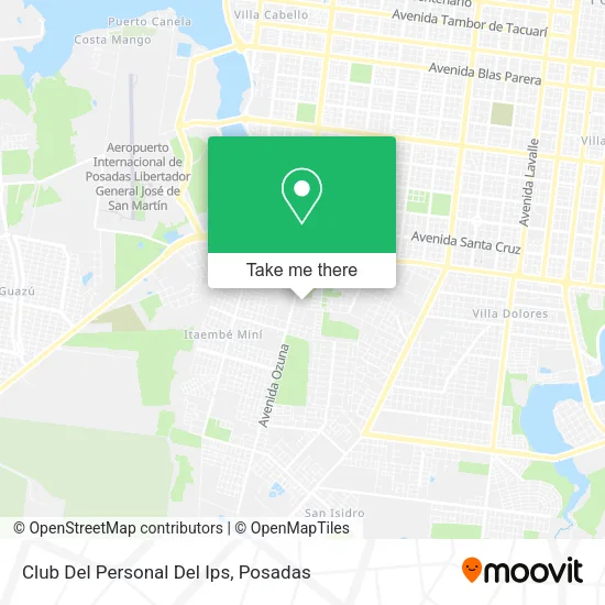 Club Del Personal Del Ips map