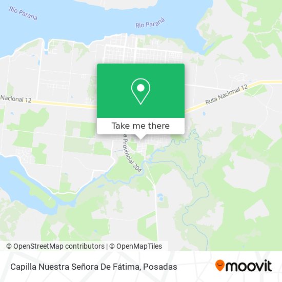 Capilla Nuestra Señora De Fátima map