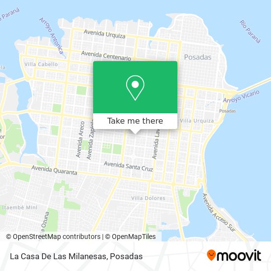 La Casa De Las Milanesas map