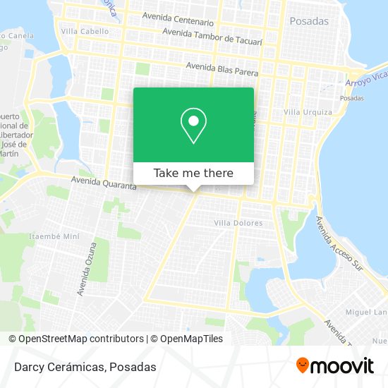 Mapa de Darcy Cerámicas