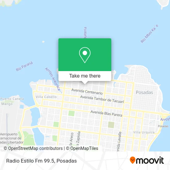 Radio Estilo Fm 99.5 map