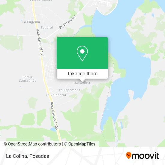 La Colina map