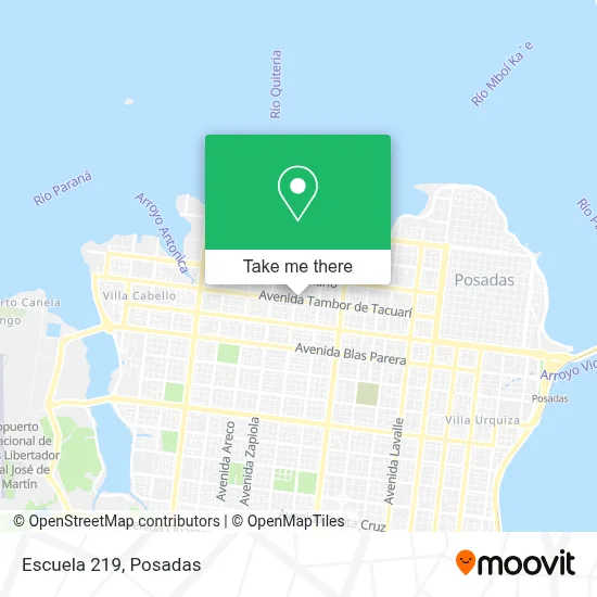 Escuela 219 map