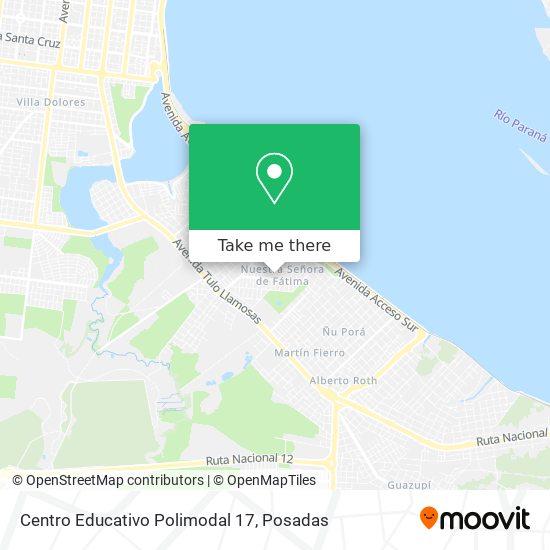 Centro Educativo Polimodal 17 map
