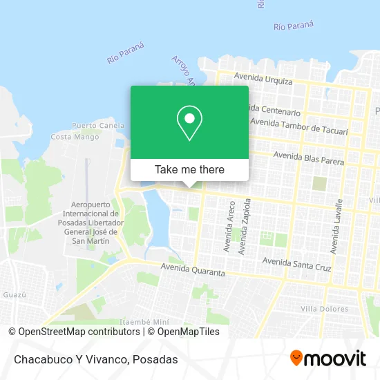 Chacabuco Y Vivanco map