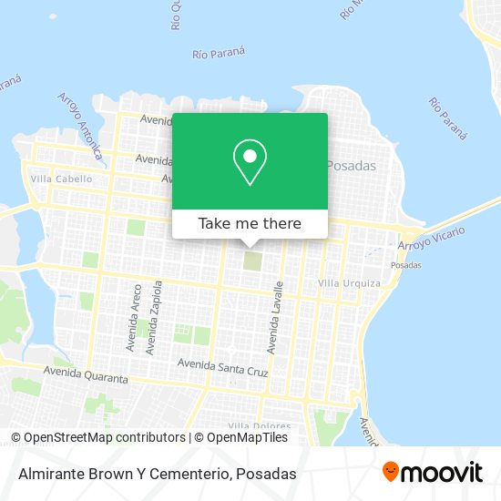 Almirante Brown Y Cementerio map