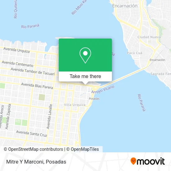 Mitre Y Marconi map