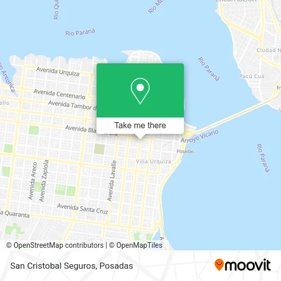 San Cristobal Seguros map