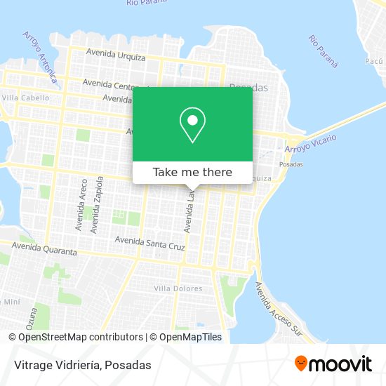 Vitrage Vidriería map
