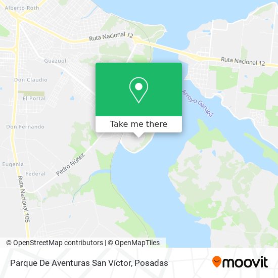 Parque De Aventuras San Víctor map