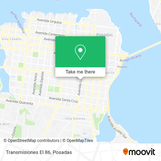 Transmisiones El 86 map