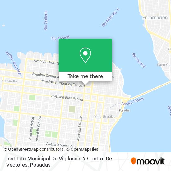 Instituto Municipal De Vigilancia Y Control De Vectores map