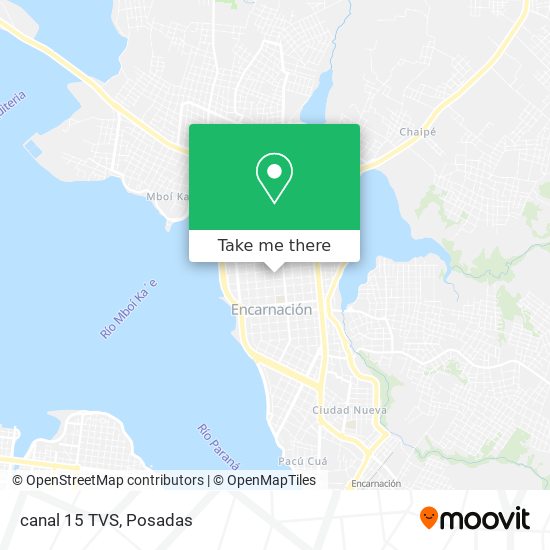 canal 15 TVS map