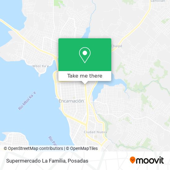 Supermercado La Familia map