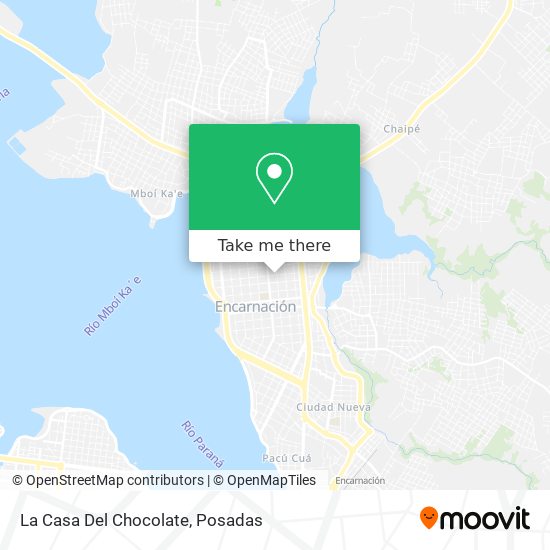 Mapa de La Casa Del Chocolate