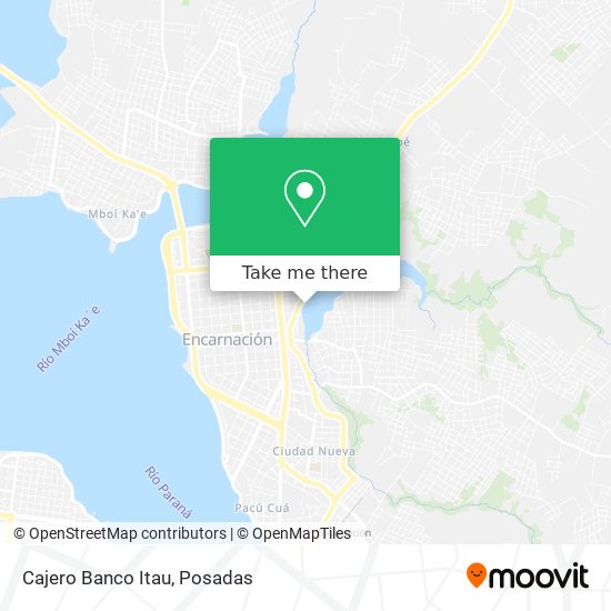 Cajero Banco Itau map