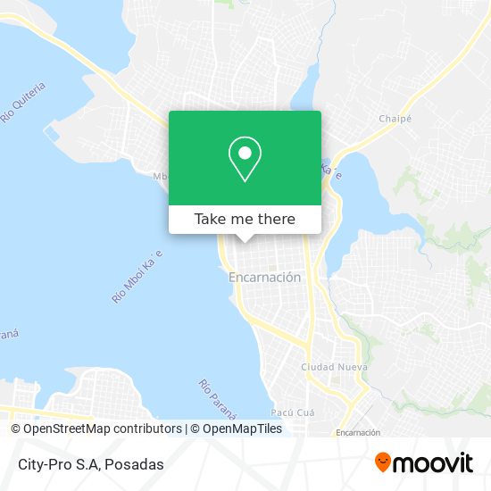 Mapa de City-Pro S.A