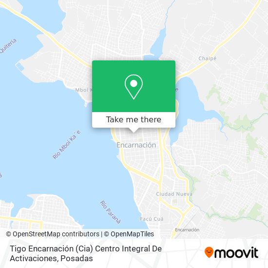 Tigo Encarnación (Cia) Centro Integral De Activaciones map