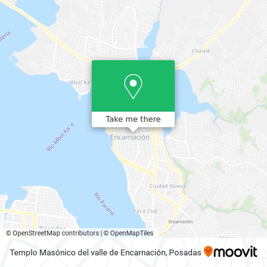 Templo Masónico del valle de Encarnación map