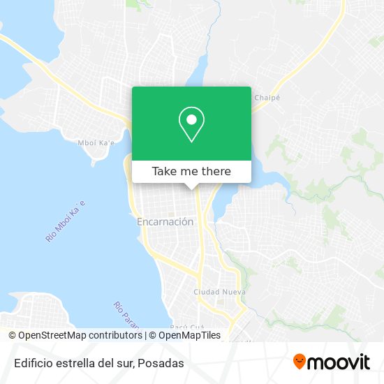 Edificio estrella del sur map