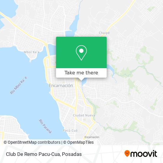 Mapa de Club De Remo Pacu-Cua