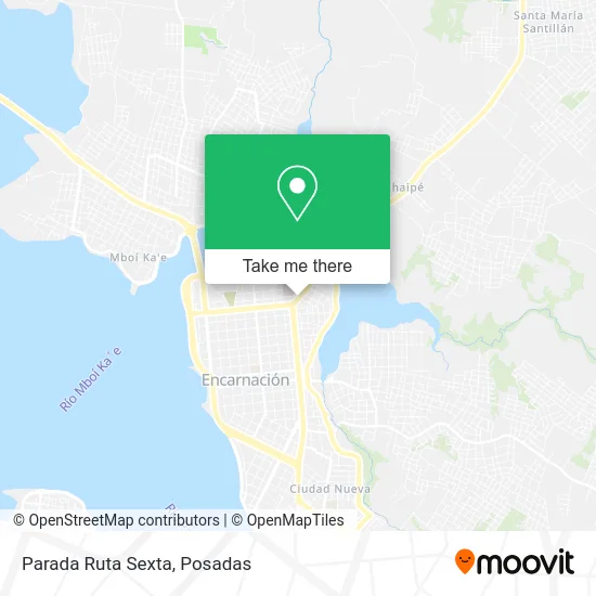 Parada Ruta Sexta map