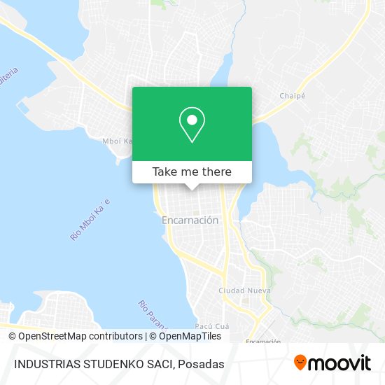INDUSTRIAS STUDENKO SACI map