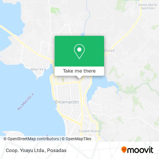 Mapa de Coop. Yoayu Ltda.