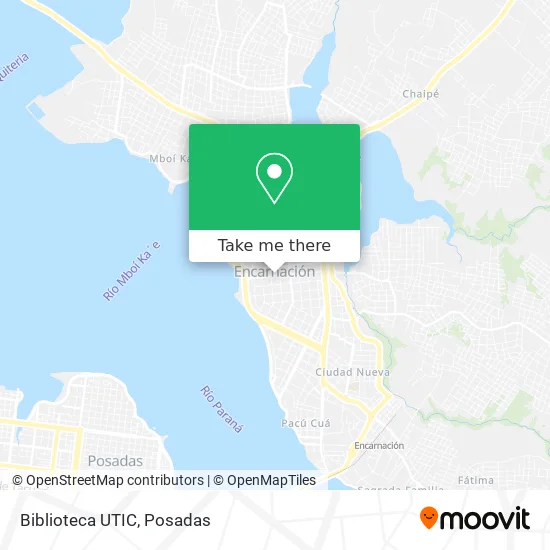 Biblioteca UTIC map
