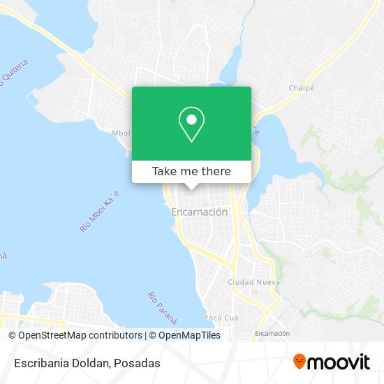 Mapa de Escribania Doldan