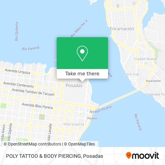 POLY TATTOO & BODY PIERCING map