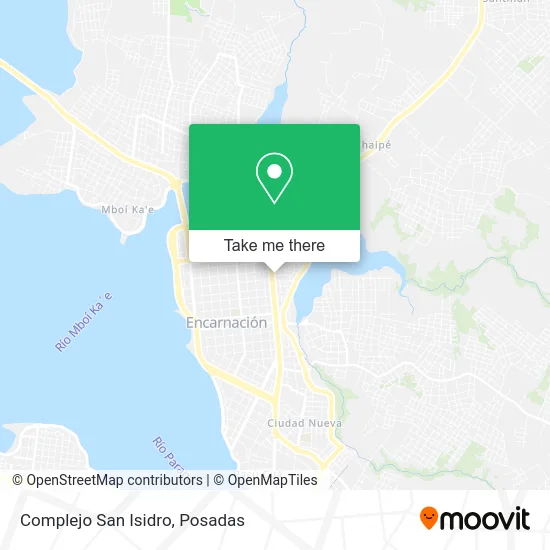 Complejo San Isidro map